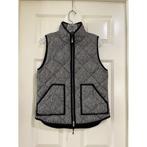 j crew women 60% down vest size S